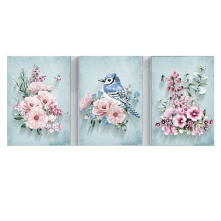 Nordisk rosa pion - Lerretbilde