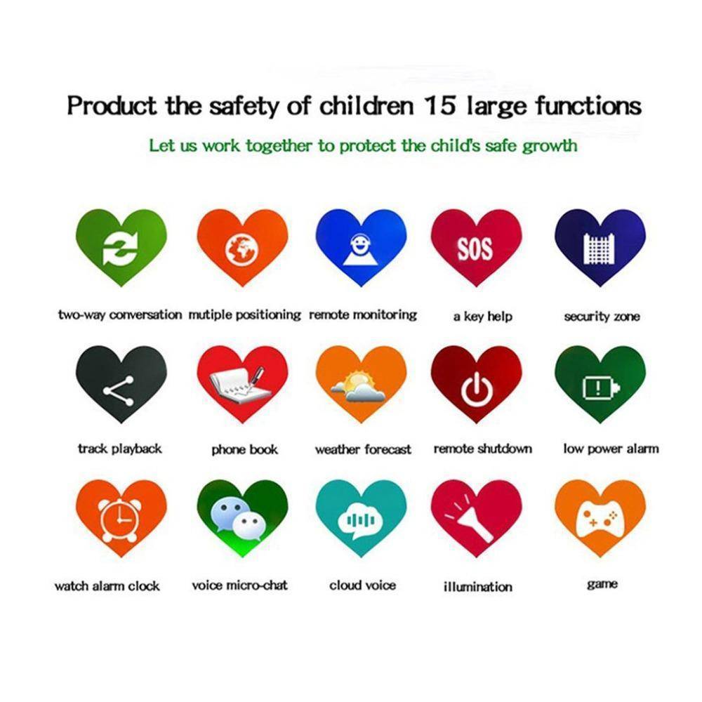 Norvo | Barn GPS Tracker Smartklokke Med Kamera