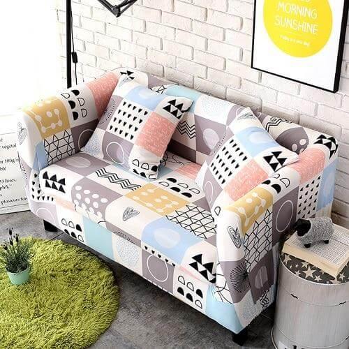 Skanto | Universell Moderne Fargerike Søte Loveseat Sofa Dekker