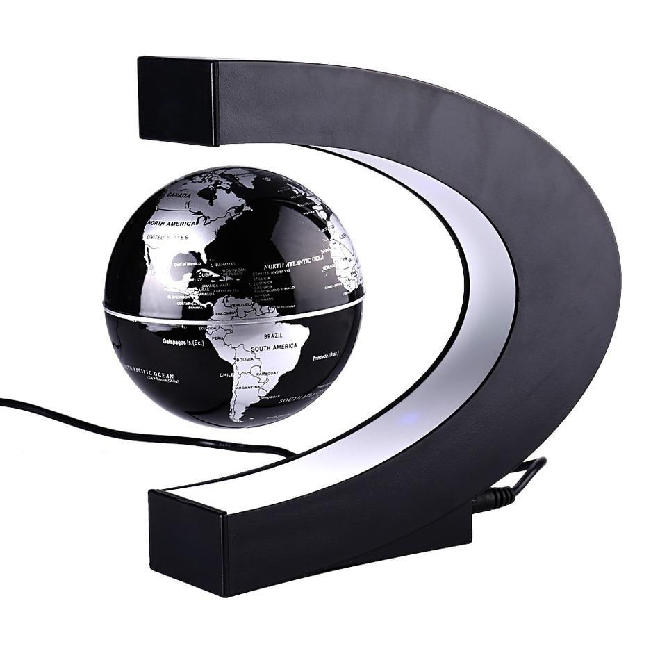 Skanto | Premium Kvalitet Antigravity Elektronisk Magnetisk Levitasjon Flytende Globe Magisk Lys Med US Plugg