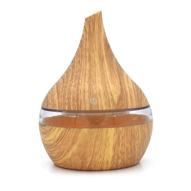 Skanto | Treverk Elektrisk Luftfukter Ultrasonisk Aromaterapi Diffuser