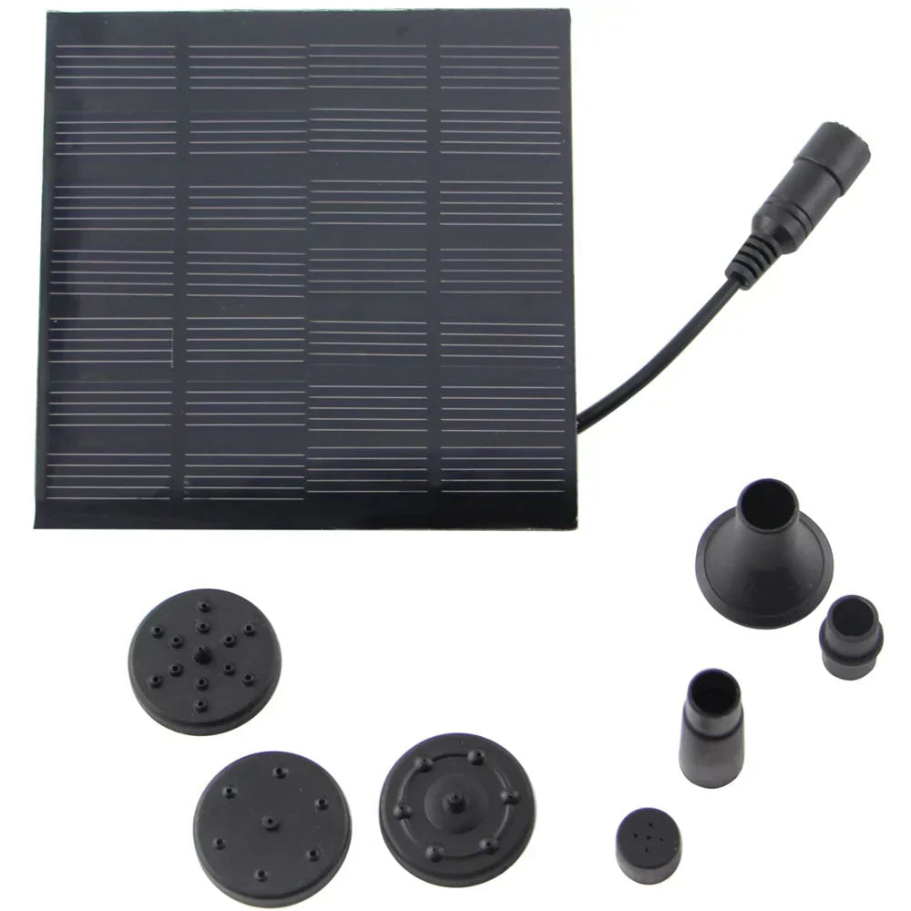Skanto | Sun Fountain "Sun Fountain" for Pond or Birdbath – Med 4 Sprøytehoder