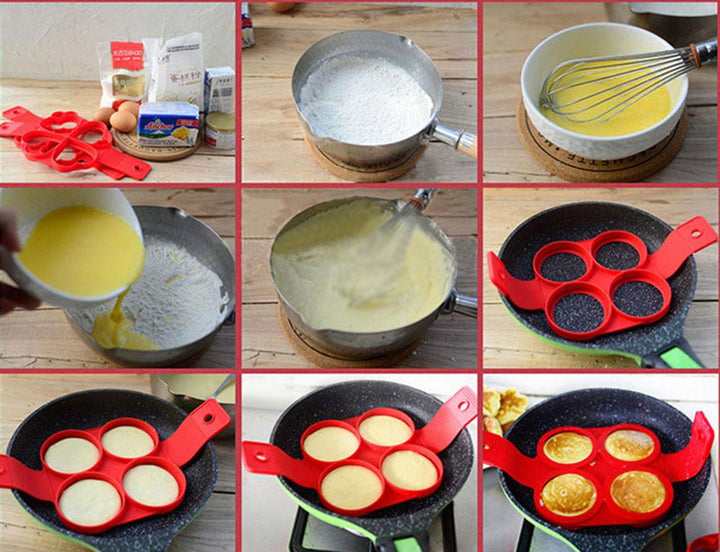 Non-Stick Silikon Egg & Pancake Mold | Skanto