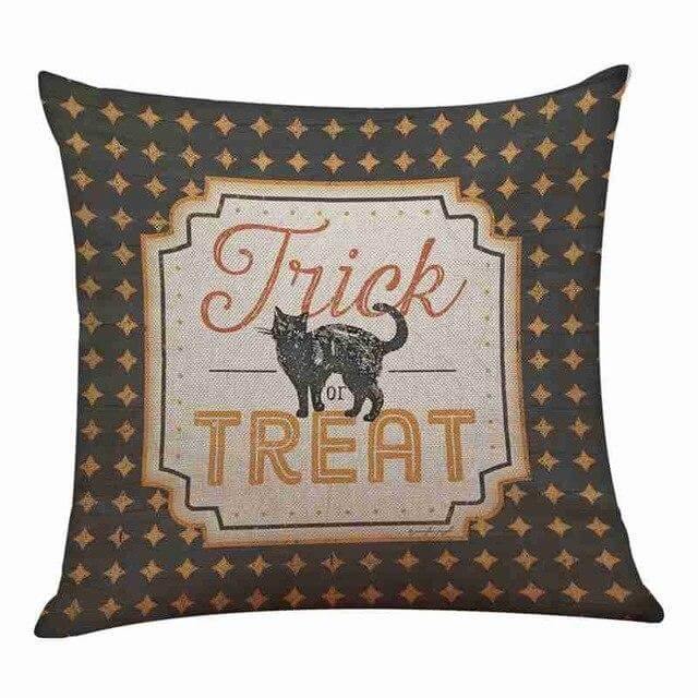 Skanto | Bomullsbehagelige trykte gresskar Halloween putetrekk