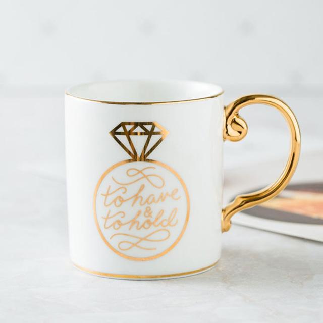 Luksus Kong & Dronning Kaffe Kopper | Skanto