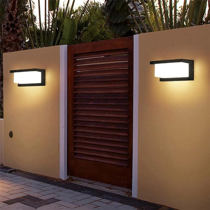 Horisonal LED-utendørslys