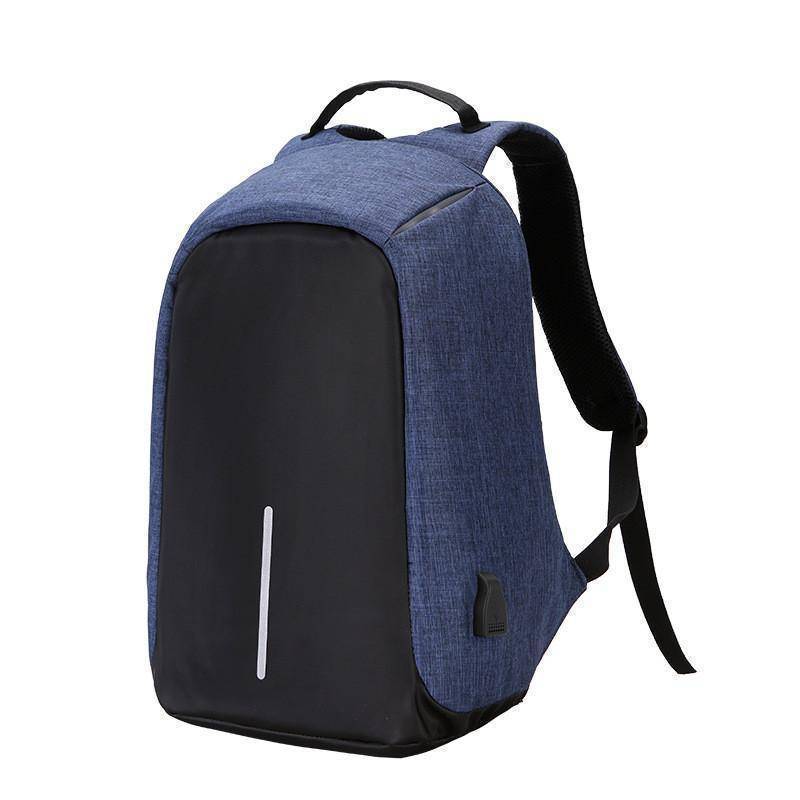 Skanto | Ryggsekk Casual Fashion Laptop Tyveri-resistent Notatbok Skoleveske med USB-port