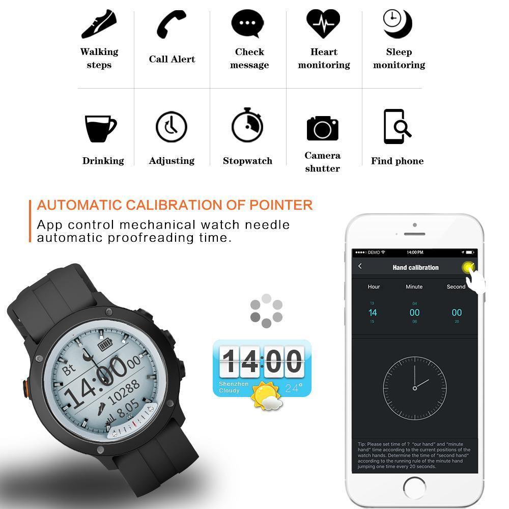 Skanto | Menns Smartklokke for Android - Vanntett