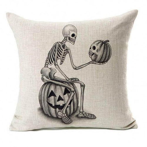 Skanto | Skelett Halloween Putetrekk
