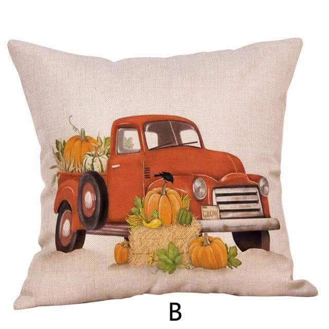 Skanto | Pumpkin Truck Halloween Høst putevar