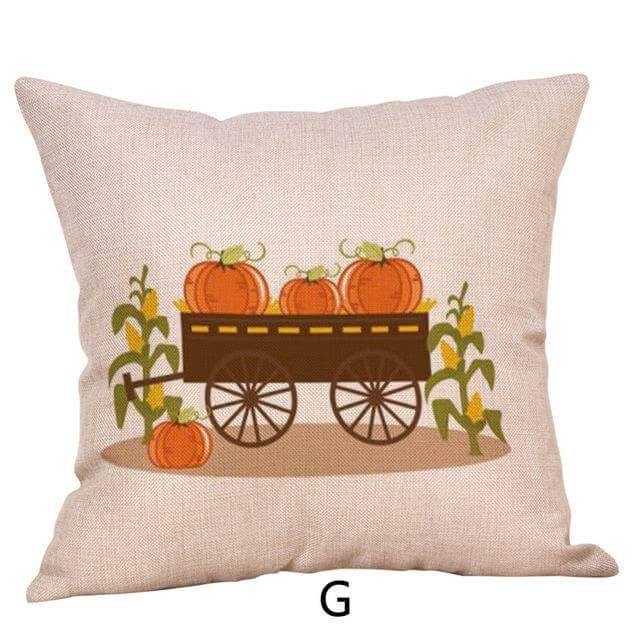 Skanto | Pumpkin Truck Halloween Høst putevar