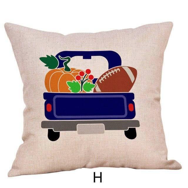 Skanto | Pumpkin Truck Halloween Høst putevar
