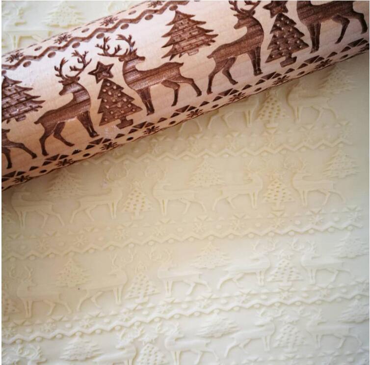 Embossed Holiday Rolling Pins | Skanto