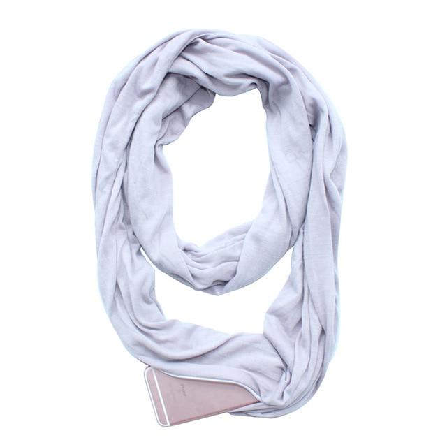 Multi-Way Infinity Skjerf med Lomme | Skanto