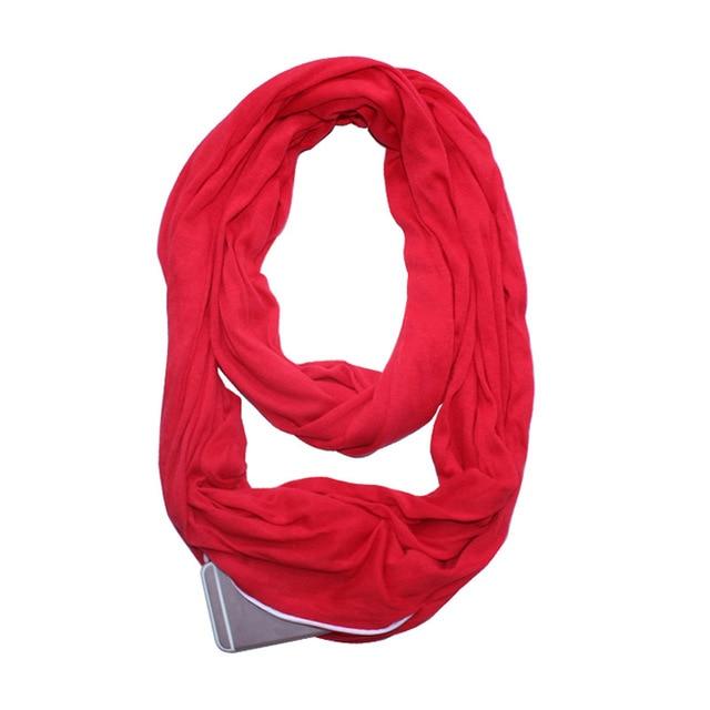Multi-Way Infinity Skjerf med Lomme | Skanto