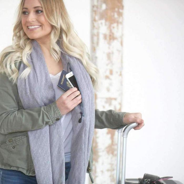 Multi-Way Infinity Skjerf med Lomme | Skanto