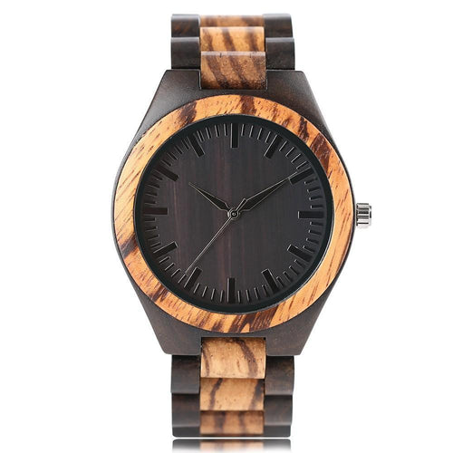 Skanto | Bambusklokke - Naturlig trearmbånd, Kvarts