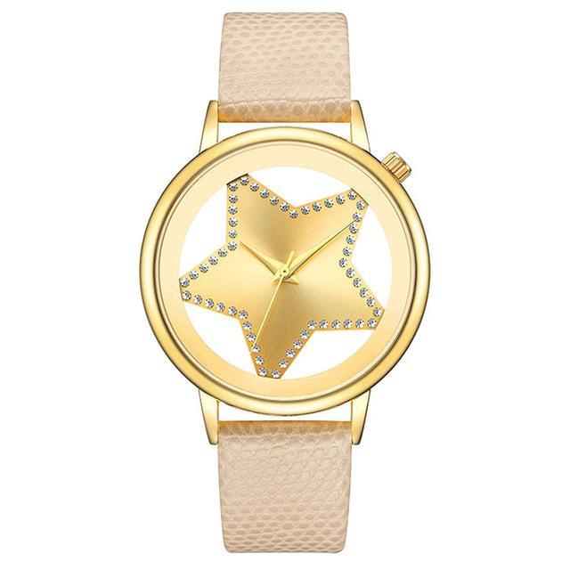 Skanto | Shining Star Glory Hollow Luksus Designer Dame Klokke