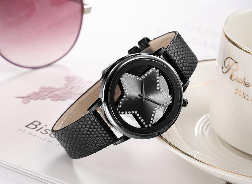 Skanto | Shining Star Glory Hollow Luksus Designer Dame Klokke