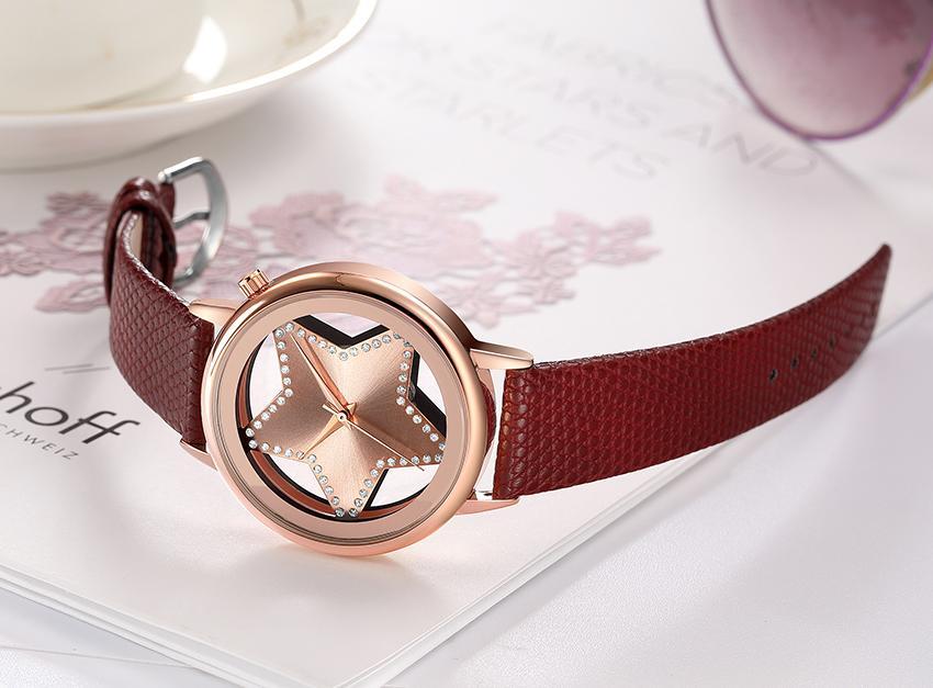 Skanto | Shining Star Glory Hollow Luksus Designer Dame Klokke