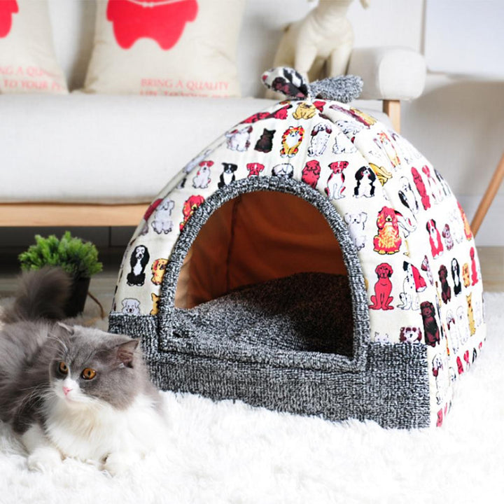 Max - Myk Fleece Kjæledyr Igloo Seng | Skanto