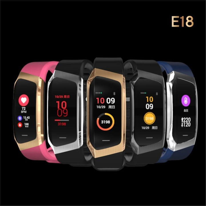 Skanto | Fitband Smartklok Vanntett Blodtrykk Oksygen Hjertefrekvens Monitor Sport Armbånd