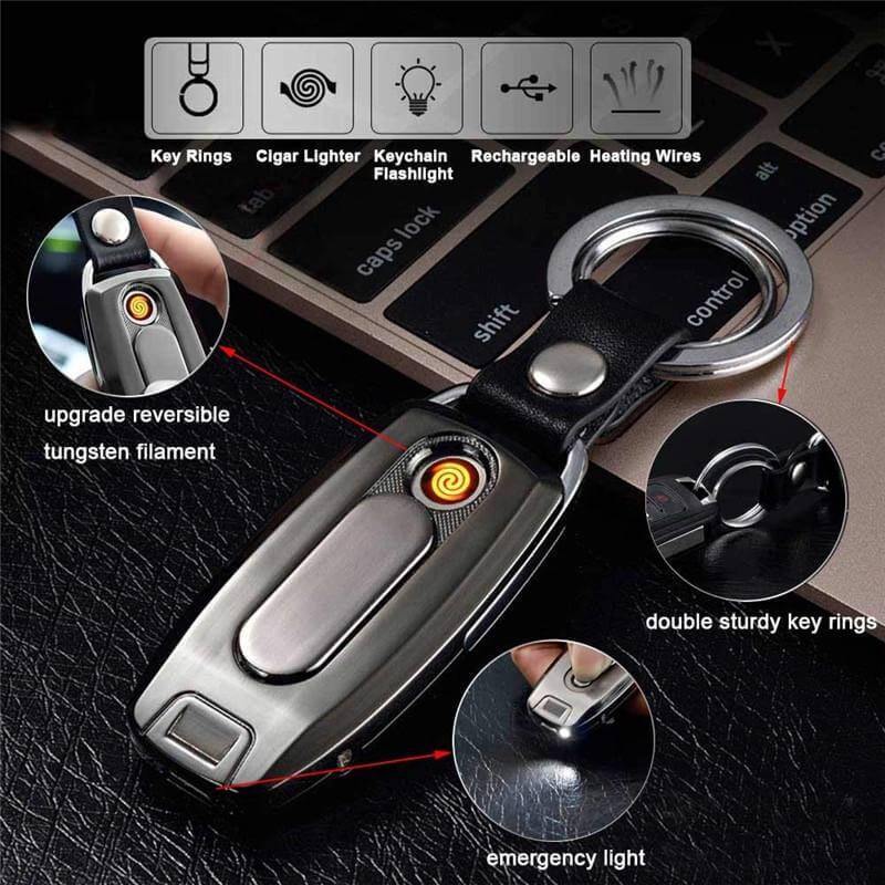 Skanto | USB Oppladbar vindbestandig plasma flameless elektronisk lighter