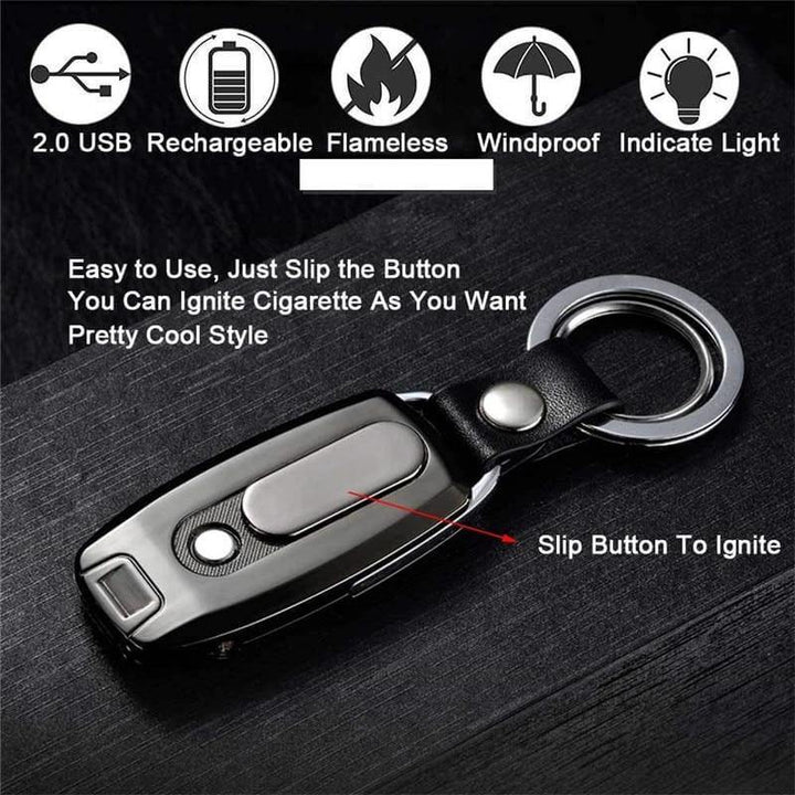 Skanto | USB Oppladbar vindbestandig plasma flameless elektronisk lighter