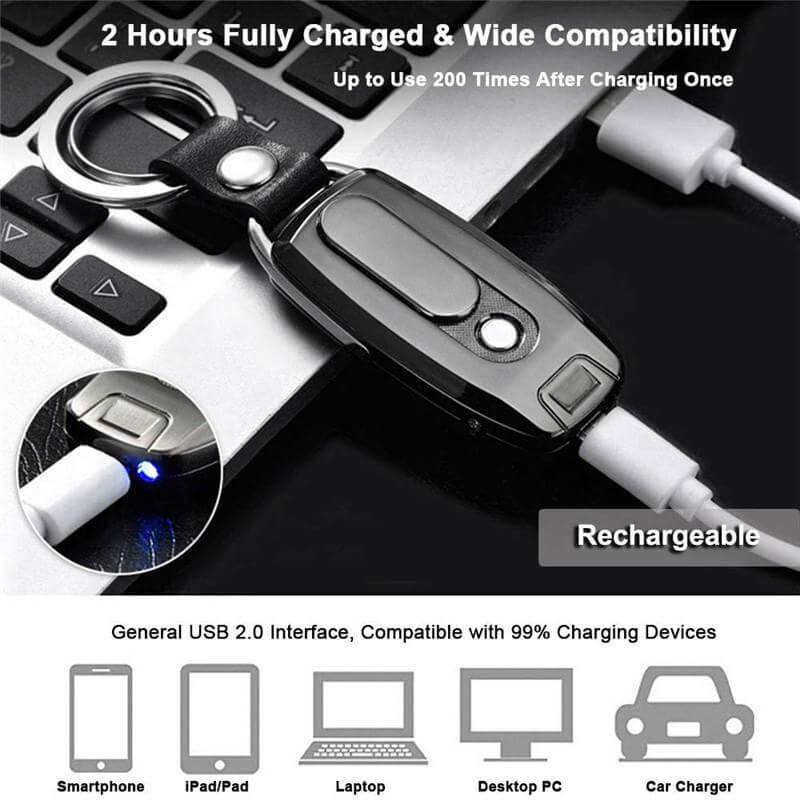 Skanto | USB Oppladbar vindbestandig plasma flameless elektronisk lighter