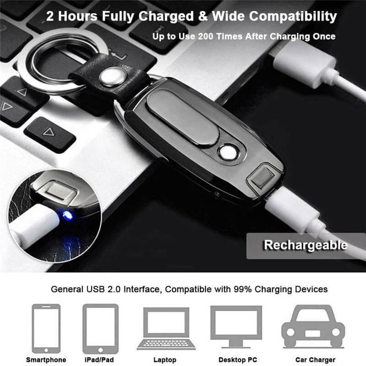 Skanto | USB Oppladbar vindbestandig plasma flameless elektronisk lighter