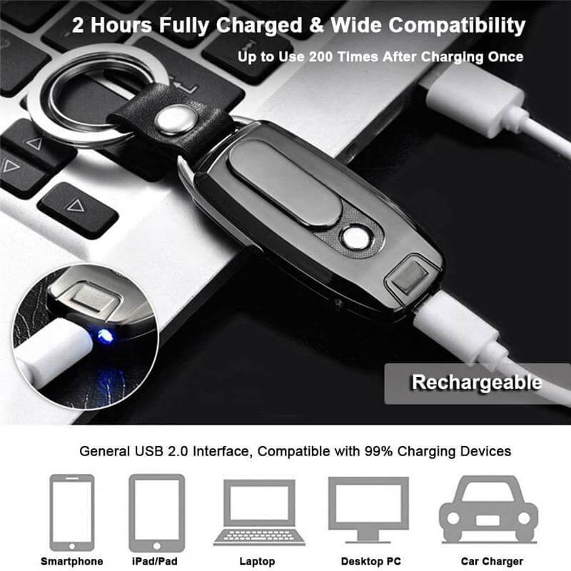 Skanto | USB Oppladbar vindbestandig plasma flameless elektronisk lighter