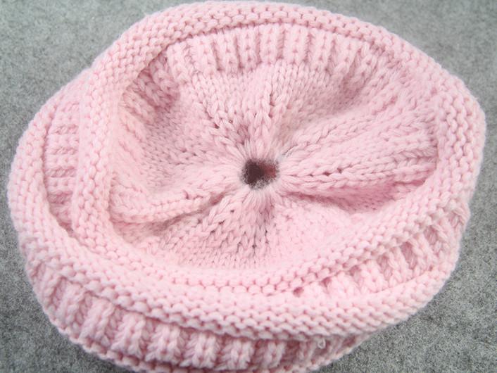 Soft Knit Ponytail Beanie Hat | Skanto