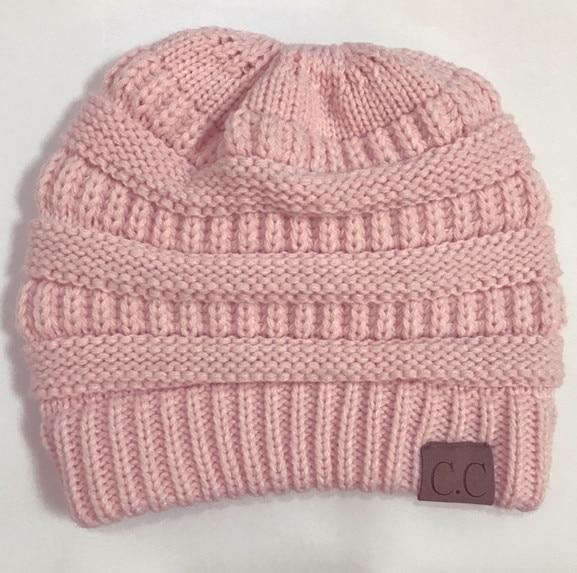 Soft Knit Ponytail Beanie Hat | Skanto