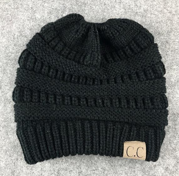 Soft Knit Ponytail Beanie Hat | Skanto