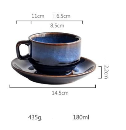 Cat Eye Blue Ceramic Mug | Skanto