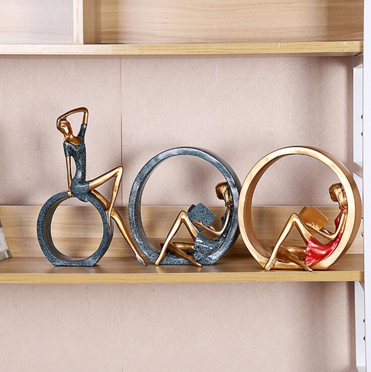 Kreative europeiske miniatyr moderne jentefigurer | Skanto