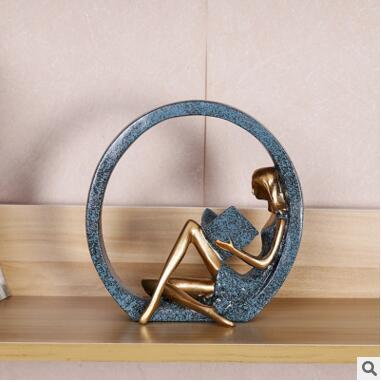 Kreative europeiske miniature moderne jente figuriner | Skanto