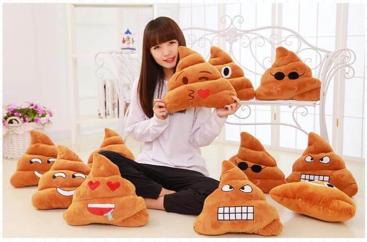 Poop Face Emoji Pute | Skanto