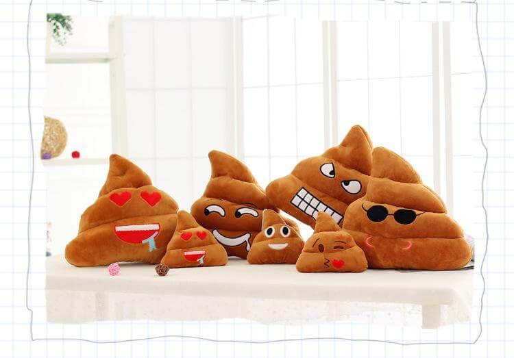 Poop Face Emoji Puter | Skanto