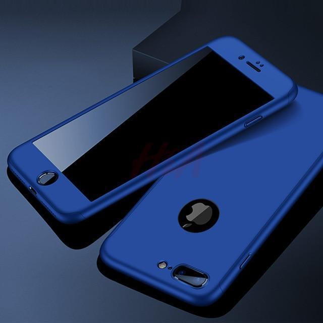 Skanto | 360 Full Protection Telefonveske For iPhone Med Frontglass Deksel