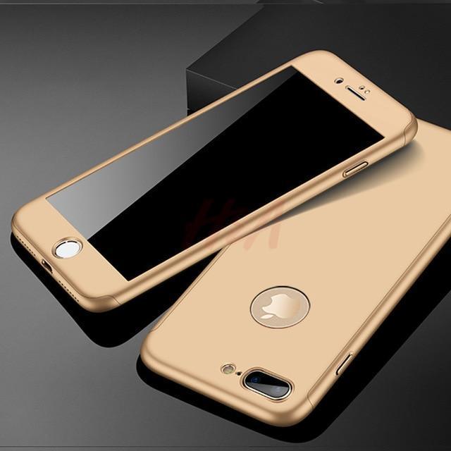 Skanto | 360 Full Protection Telefonveske For iPhone Med Frontglass Deksel