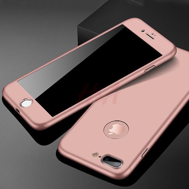 Skanto | 360 Full Protection Telefonveske For iPhone Med Frontglass Deksel