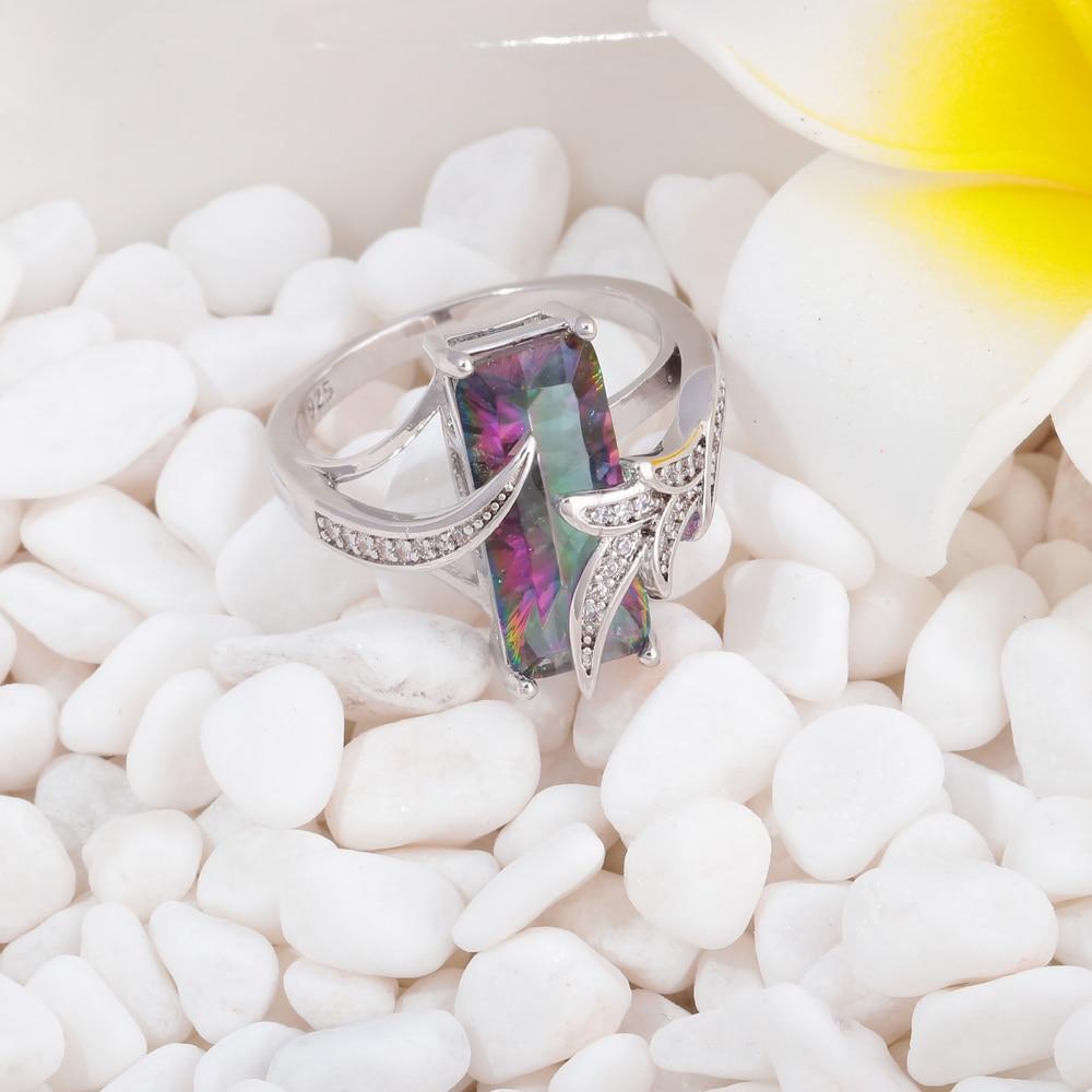 Mystic Topaz Sølvbelagt Ring | Skanto