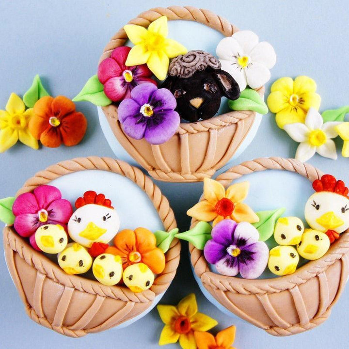 Silikon påskeformer - Egg Kanin Blomst | Skanto