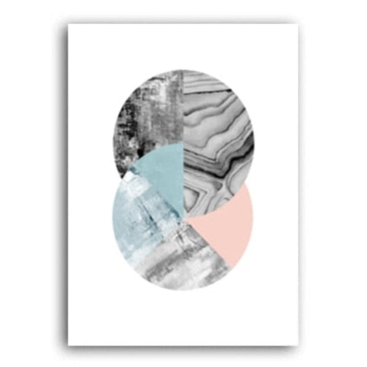 Abstract Aquarell - Lerret Veggkunst Maleri | Skanto