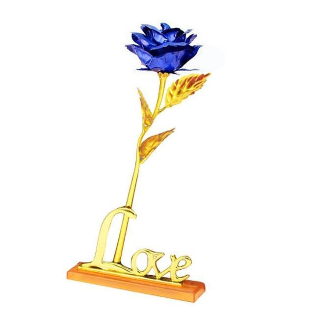 24K Foliebelagt Rose Gull Rose | Skanto