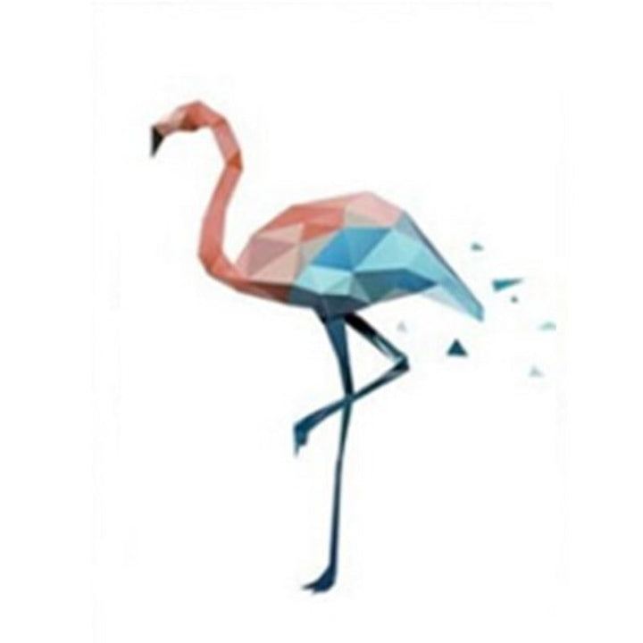Flamingo Tier - Lerret Veggkunst Maleri