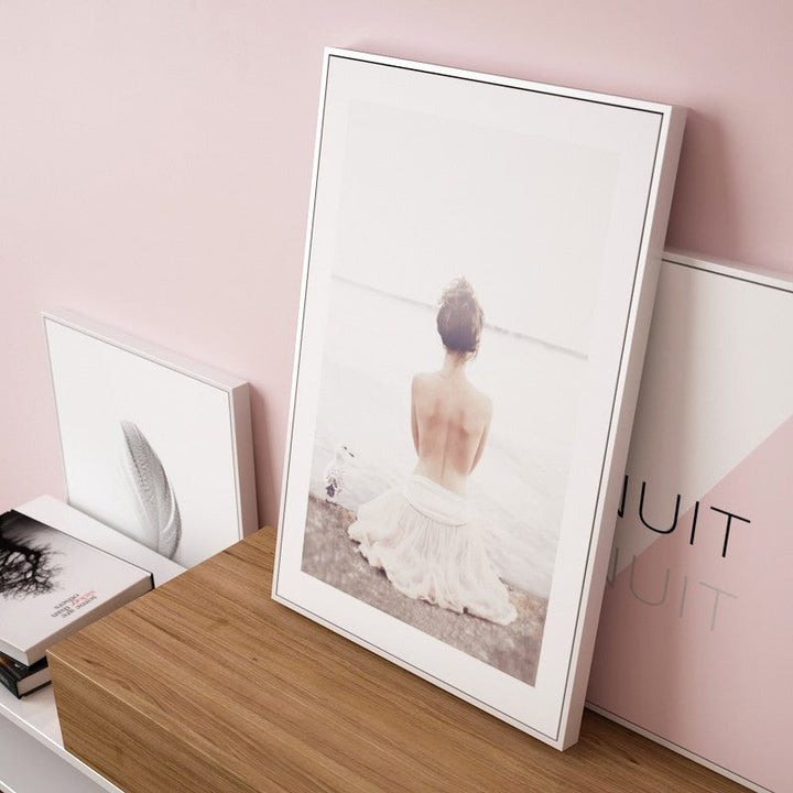 Nordic Refresh Feather Letters - Lerretsbilde