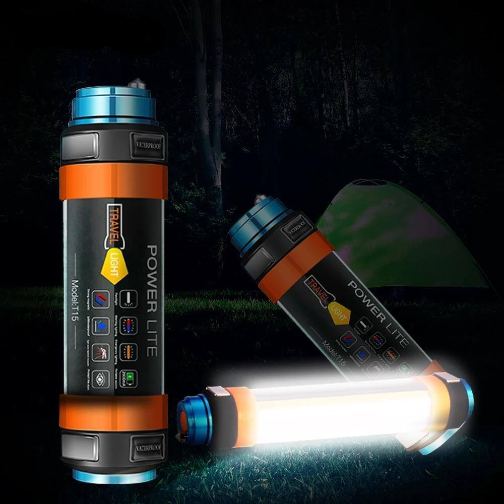 LED Camping Tent Vanntett Oppladbar Lys | Skanto
