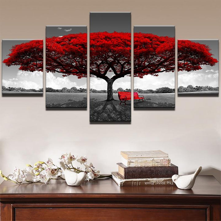 Roter Baum – Lærredbilde